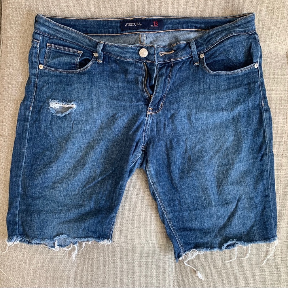 Just USA Cut Off Jean Shorts